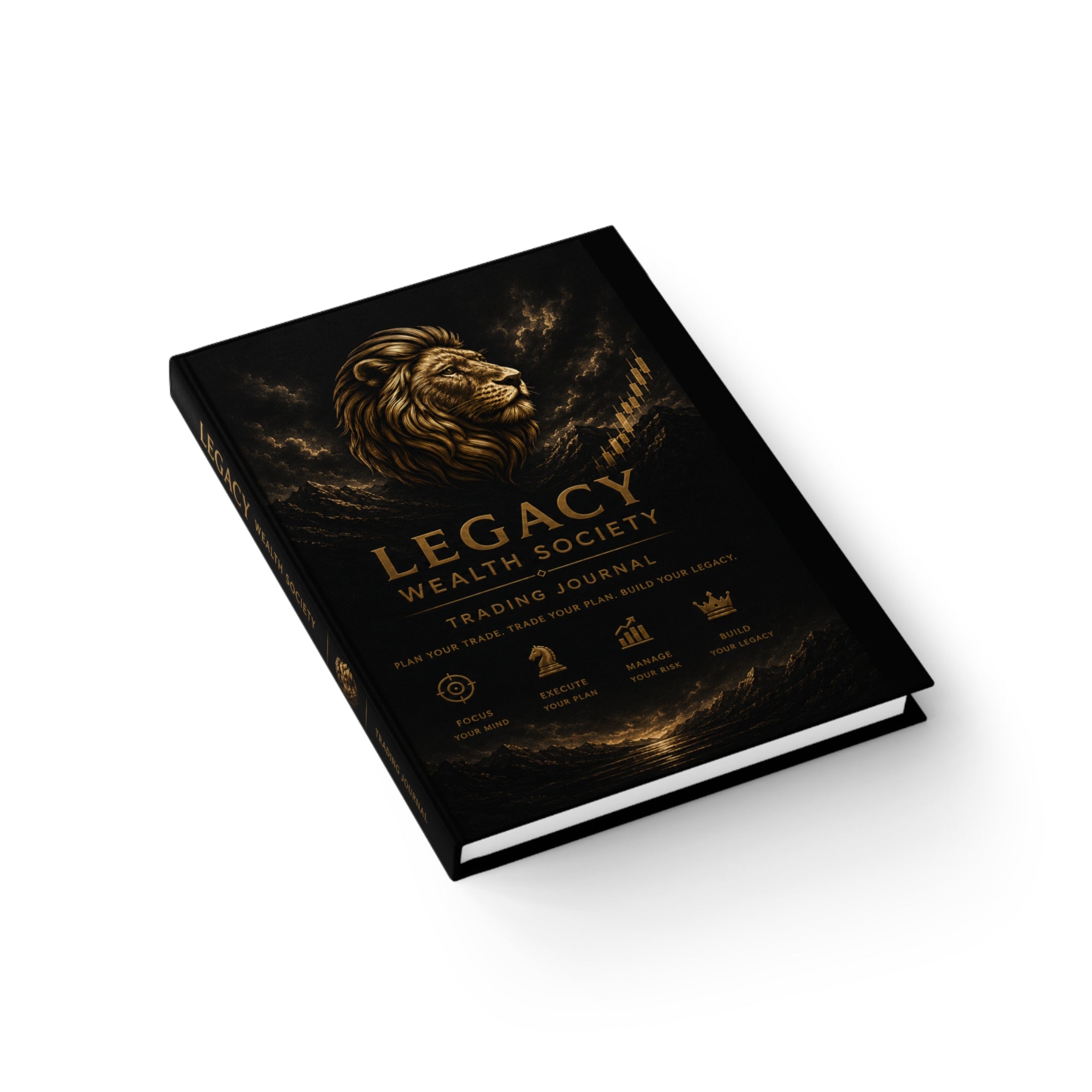 Legacy Wealth Society Trading Journal — Ruled Line