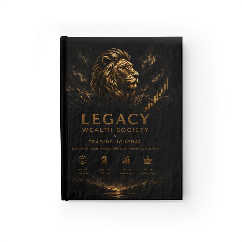 Legacy Wealth Society Trading Journal — Ruled Line
